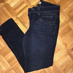 Dark Blue Stretch Skinny Jeans